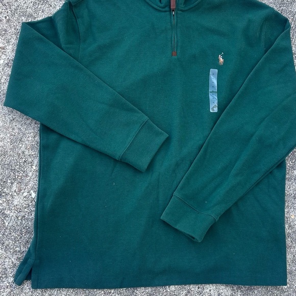 Polo by Ralph Lauren Green Zip Up Sweater - Picture 1 of 7